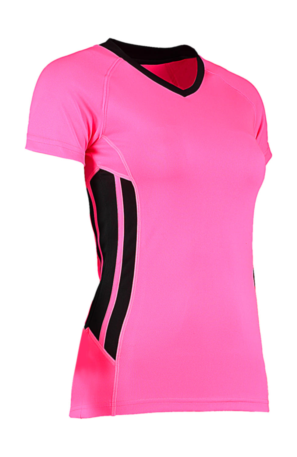  Womens Regular Fit Cooltex? Training Tee in Farbe Fluorescent Pink/Black