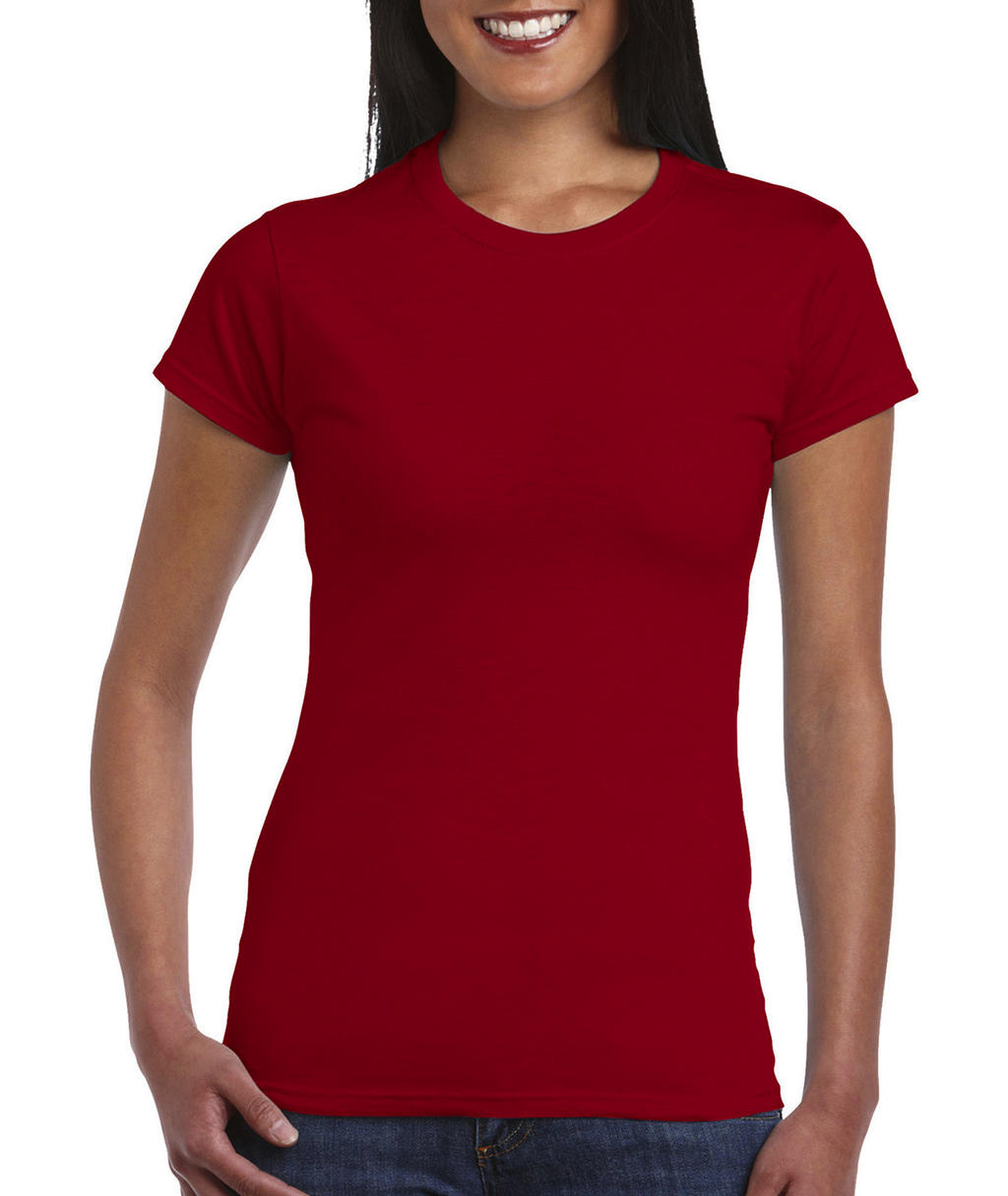  Softstyle? Ladies T-Shirt in Farbe Cherry Red