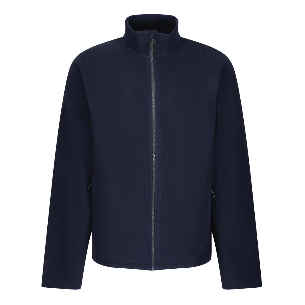  Honestly Made Recycled Full Zip Microfleece in Farbe Navy