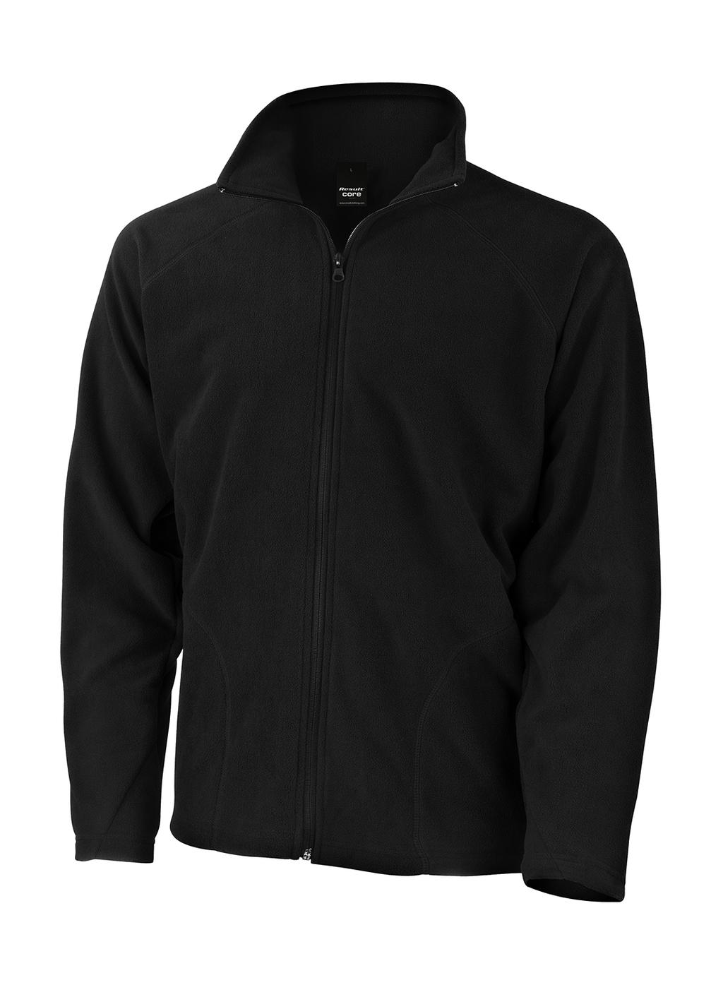  Microfleece Jacket in Farbe Black