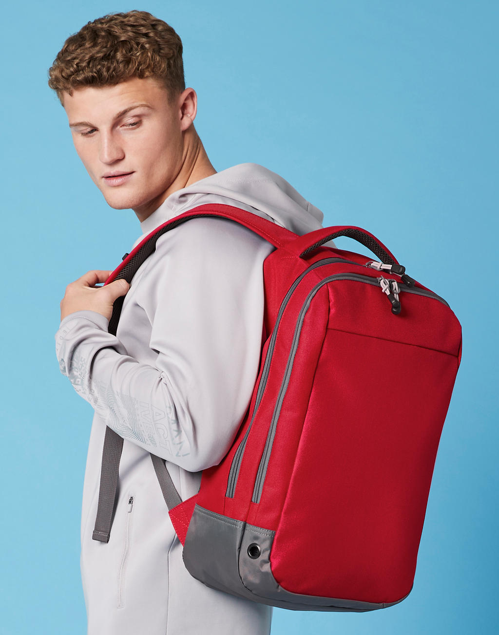  Athleisure Sports Backpack in Farbe Grey Marl