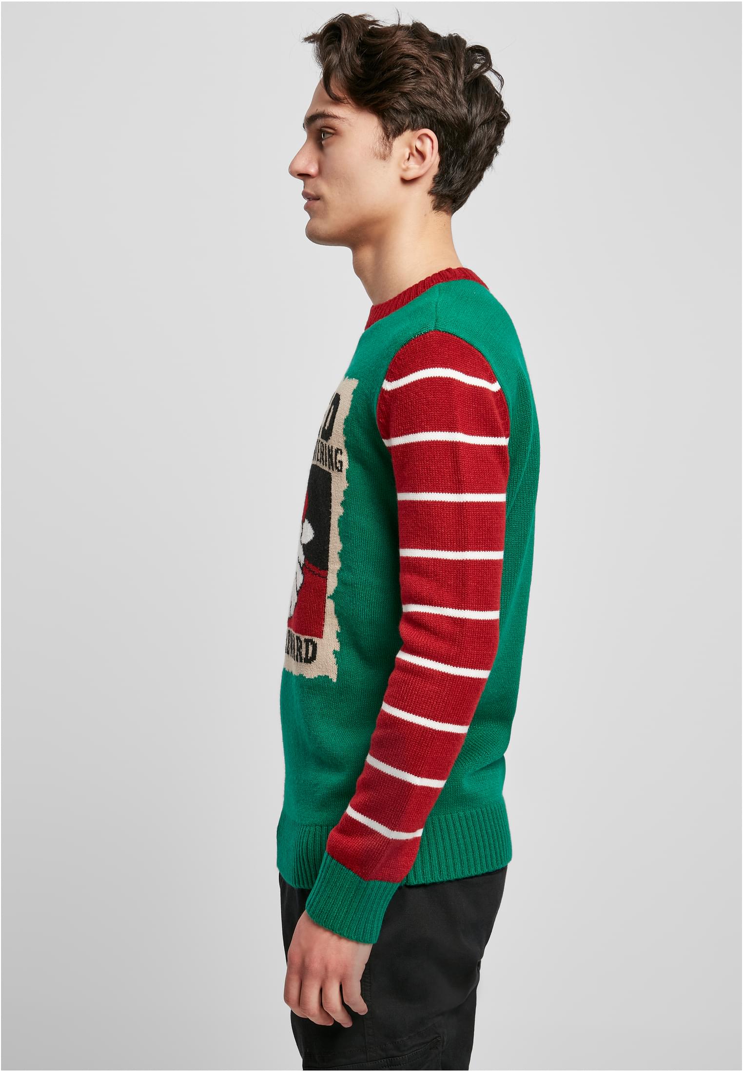 Crewnecks Wanted Christmas Sweater in Farbe x-masgreen/white