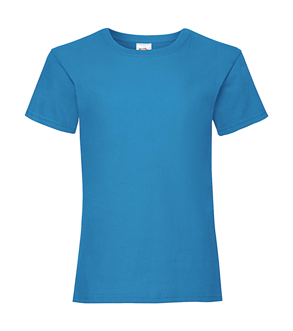  Girls Valueweight T in Farbe Azure Blue