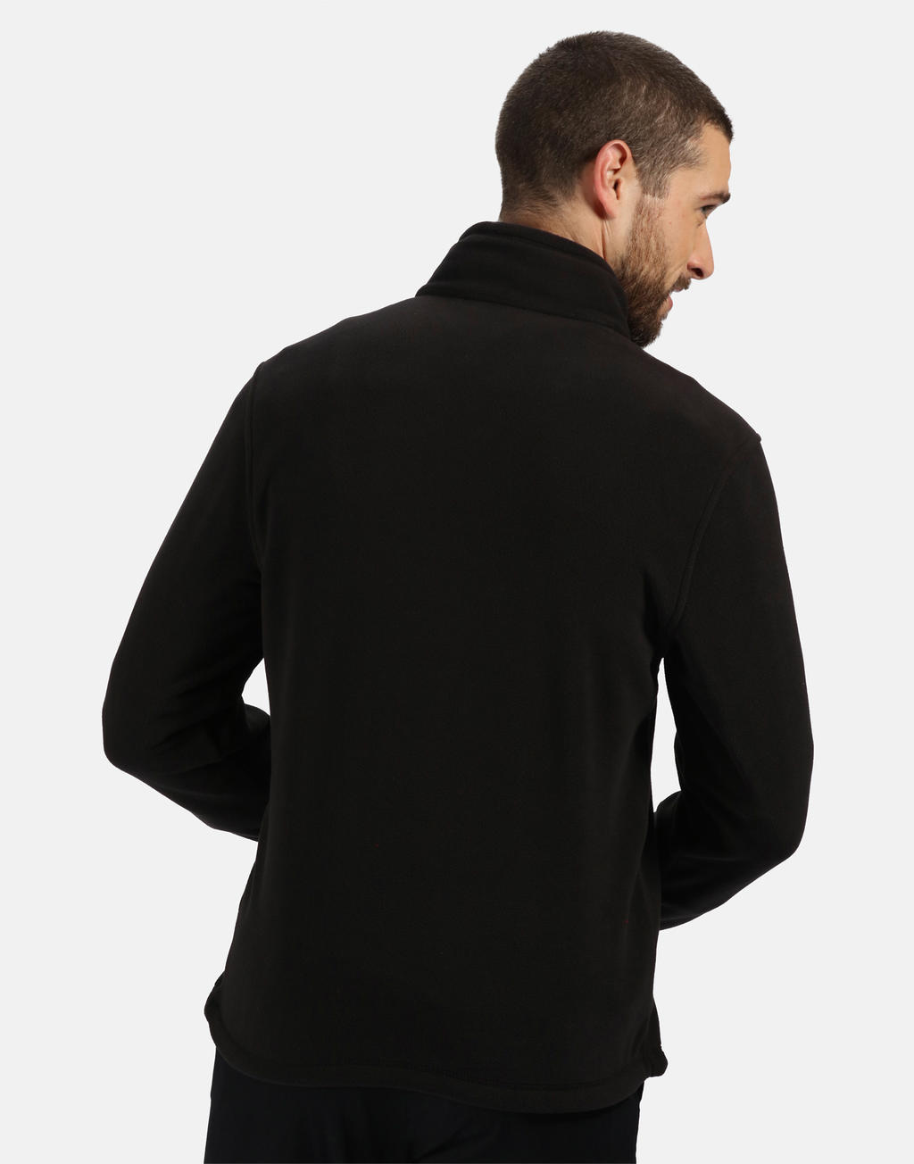  Micro Full Zip Fleece in Farbe Black