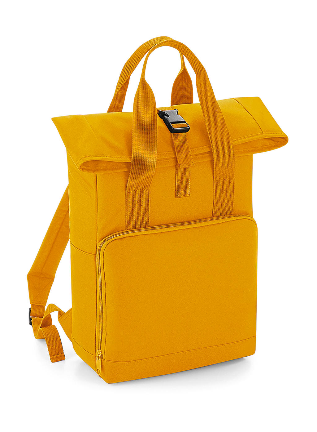  Twin Handle Roll-Top Backpack in Farbe Mustard