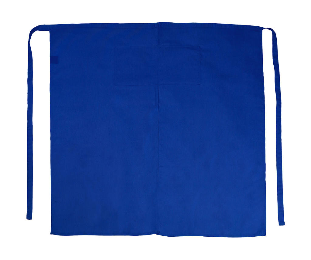  Berlin Long Bistro Apron with Vent and Pocket in Farbe Royal