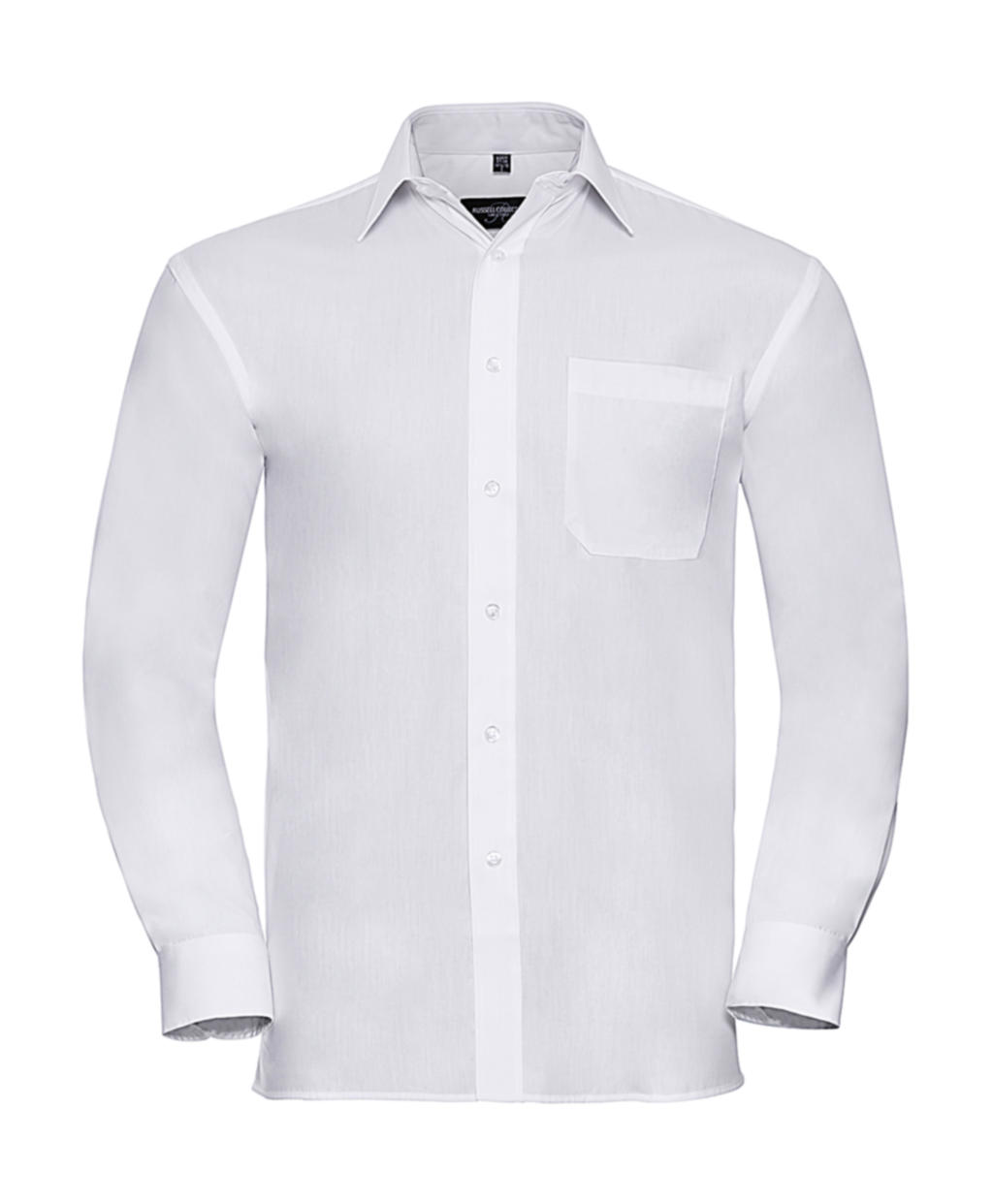  Cotton Poplin Shirt LS in Farbe White