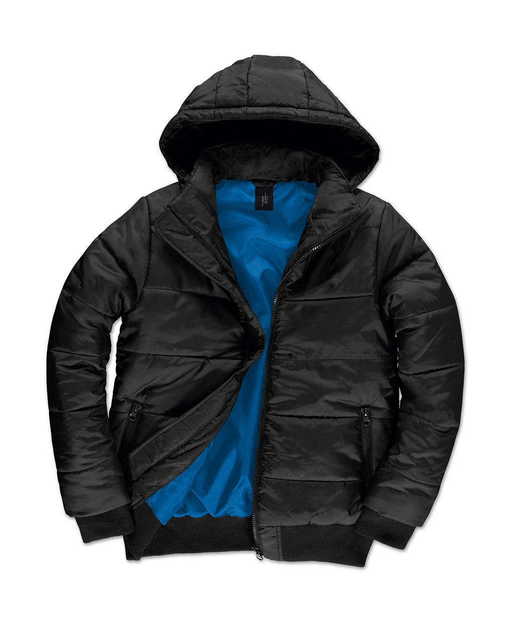  Superhood/men Jacket in Farbe Black/Cobalt Blue