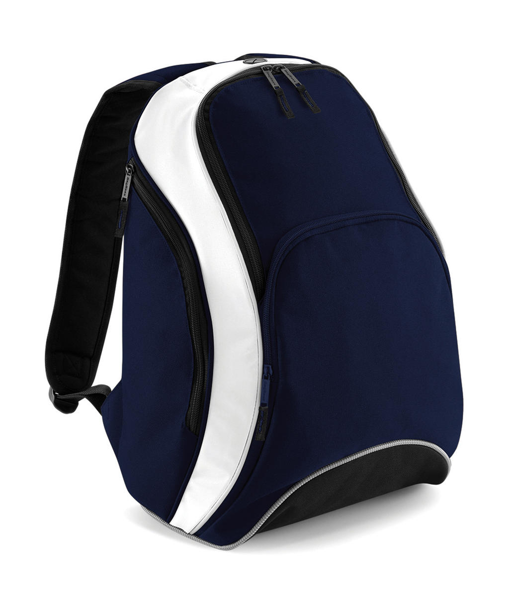  Teamwear Backpack in Farbe French Navy/White