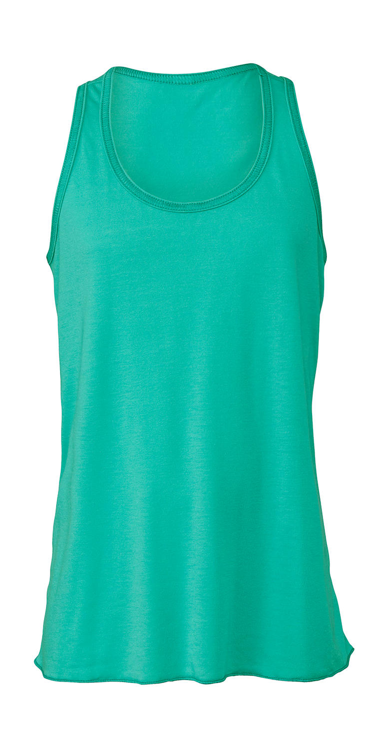  Youth Flowy Racerback Tank in Farbe Teal