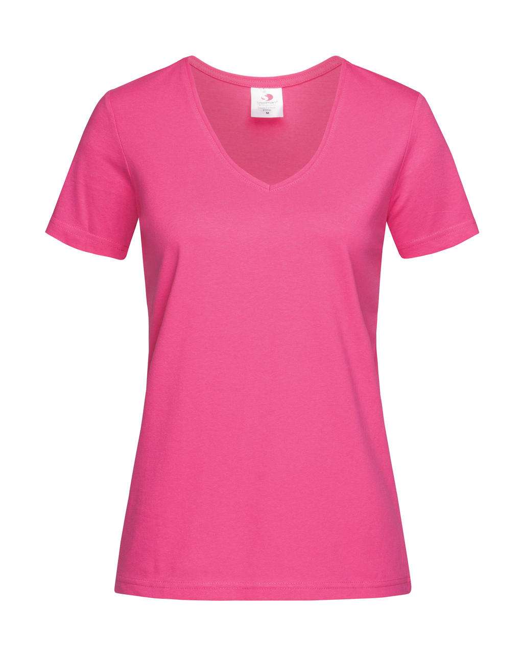  Classic-T V-Neck Women in Farbe Sweet Pink