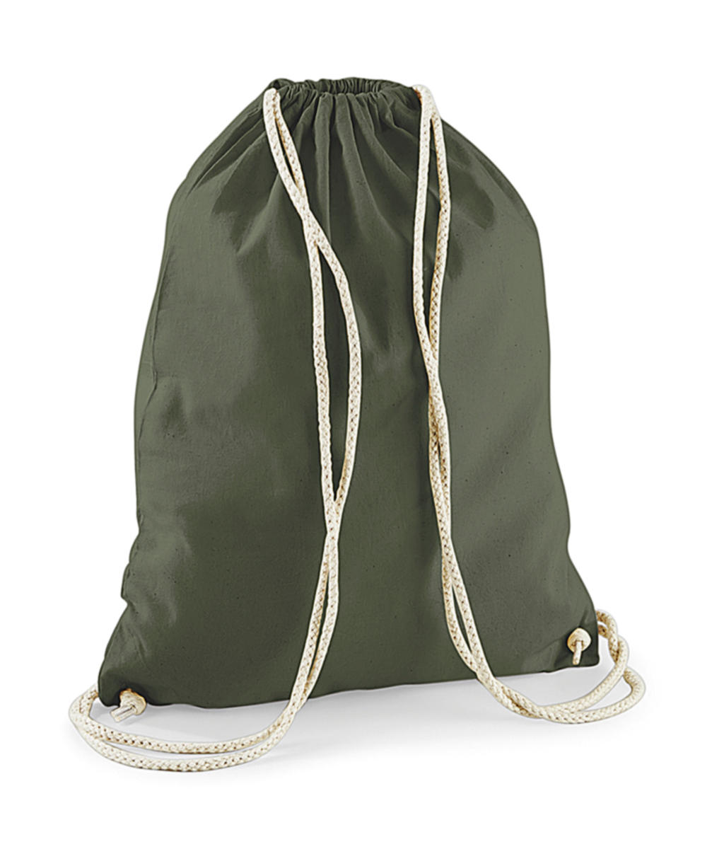  Cotton Gymsac in Farbe Olive
