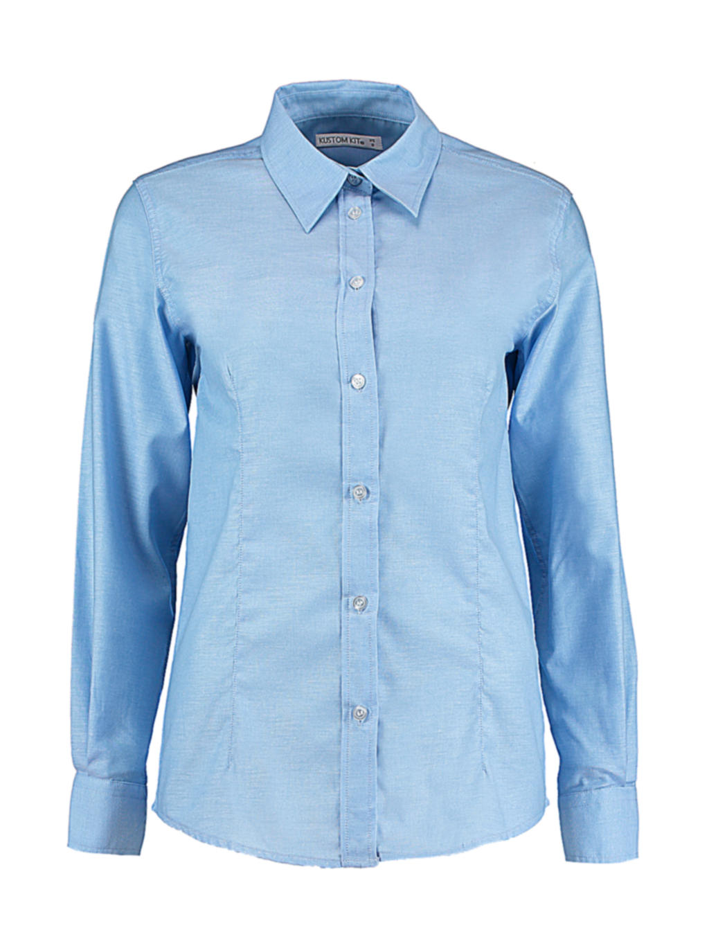  Womens Tailored Fit Workwear Oxford Shirt in Farbe Light Blue