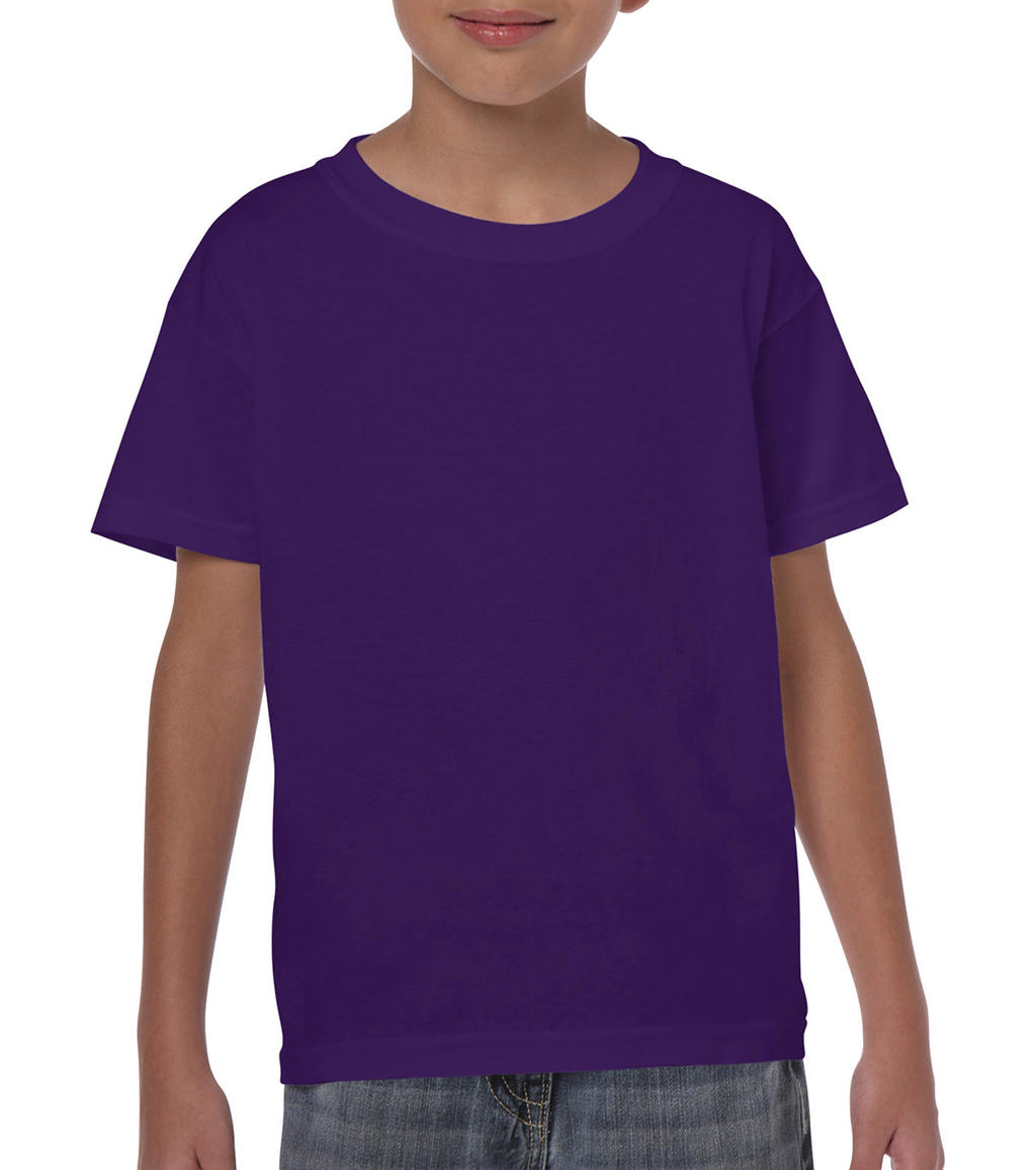  Heavy Cotton Youth T-Shirt in Farbe Purple