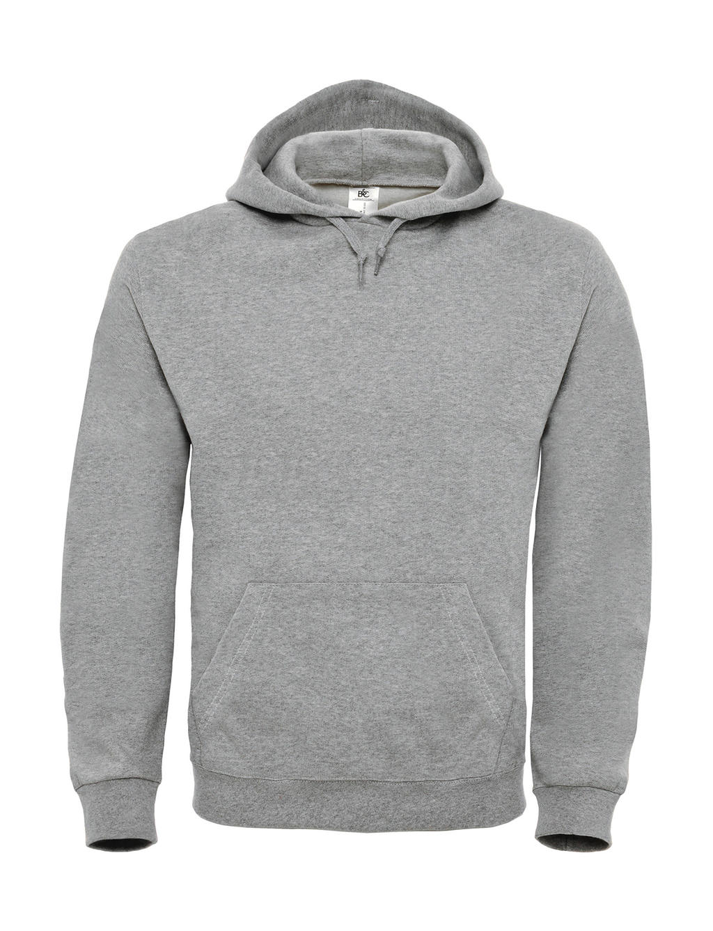  ID.003 Cotton Rich Hooded Sweatshirt in Farbe Heather Grey