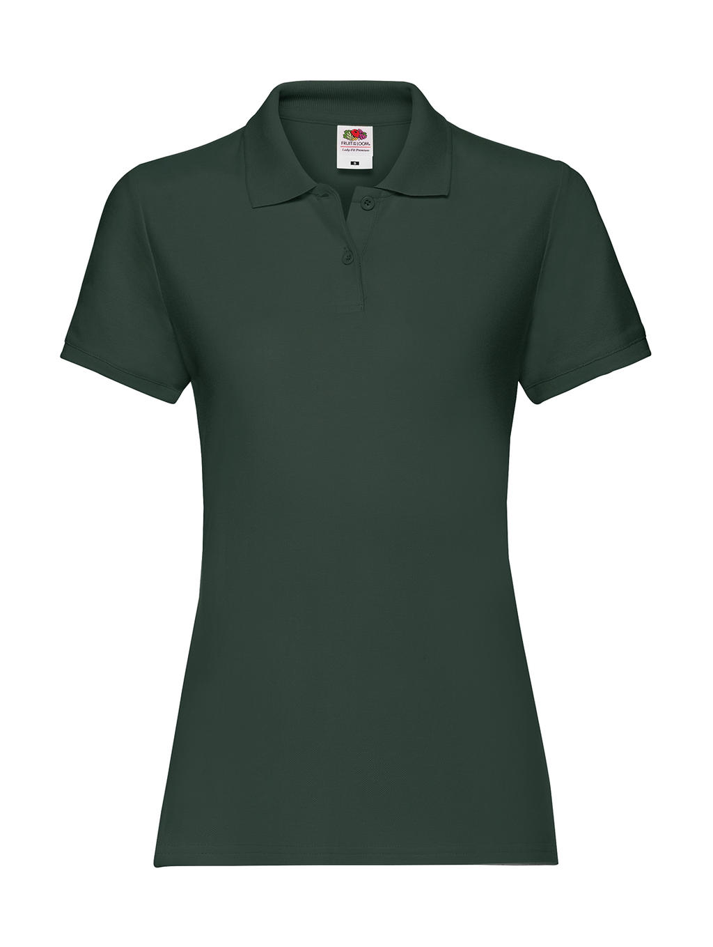  Ladies Premium Polo in Farbe Forest Green