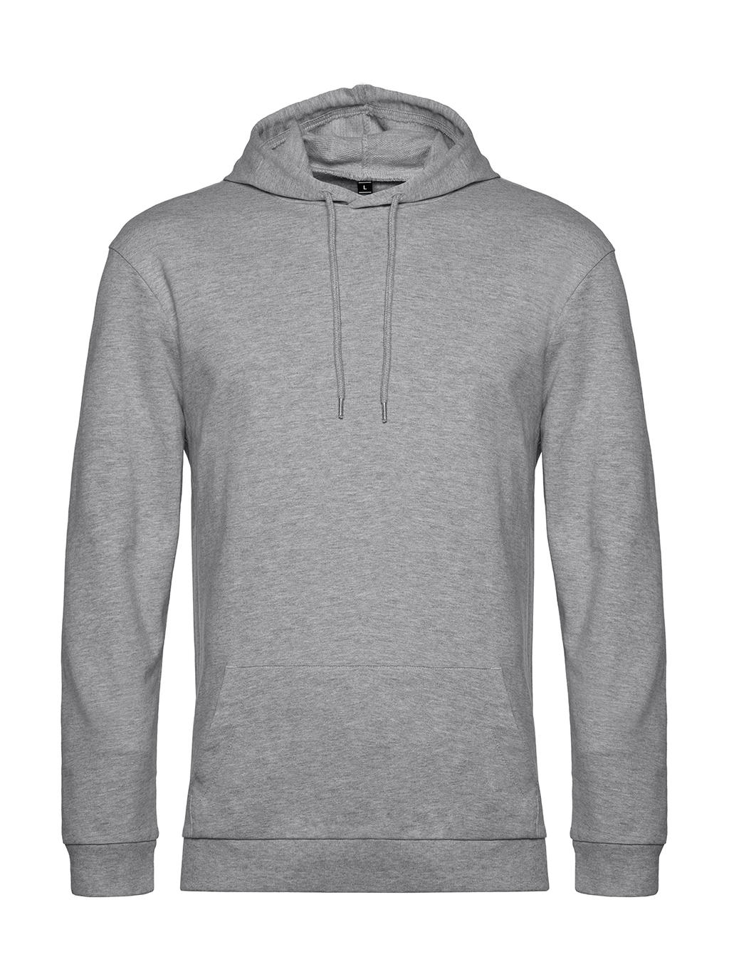  #Hoodie French Terry in Farbe Heather Grey