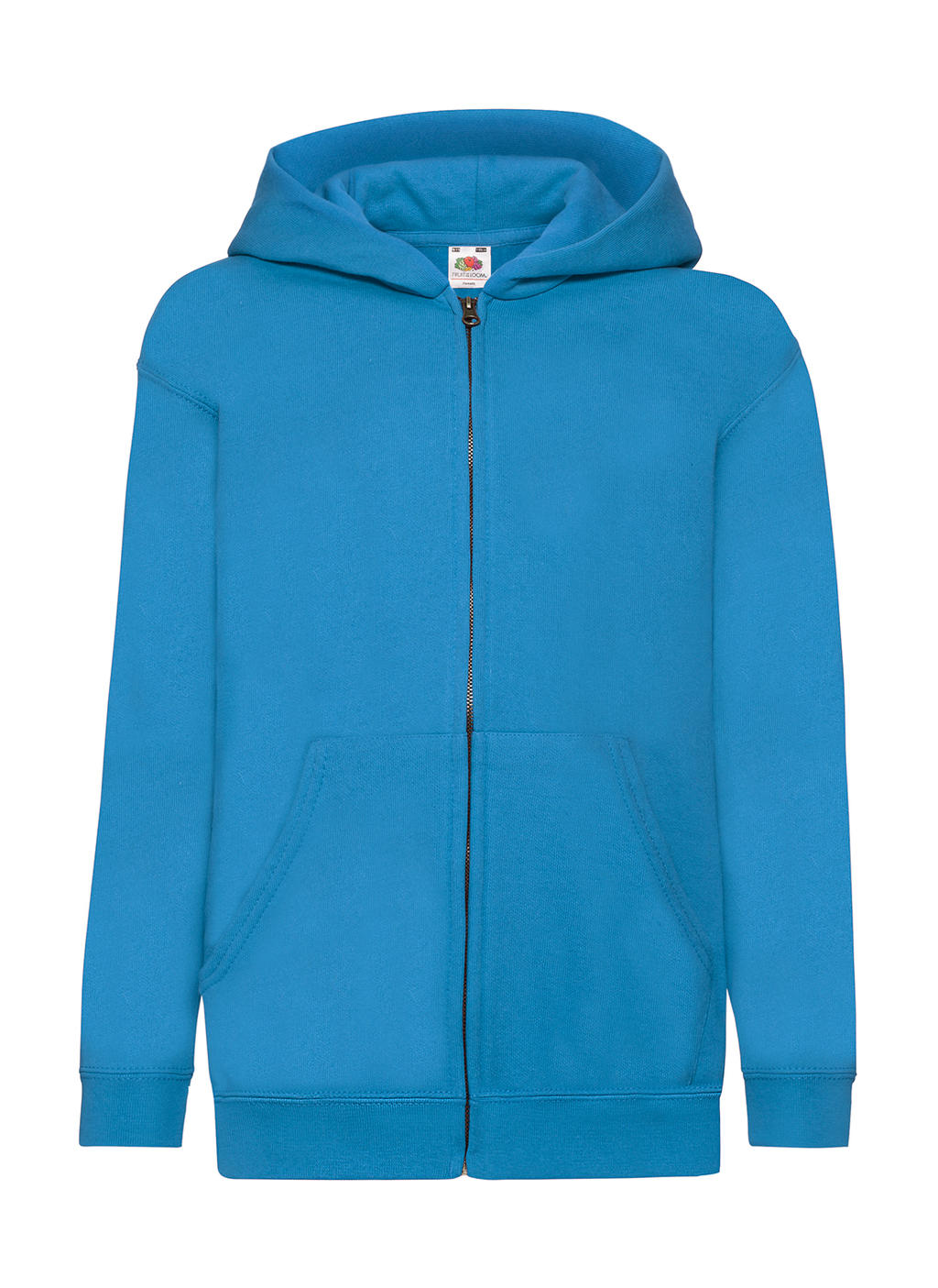  Kids Classic Hooded Sweat Jacket in Farbe Azure Blue