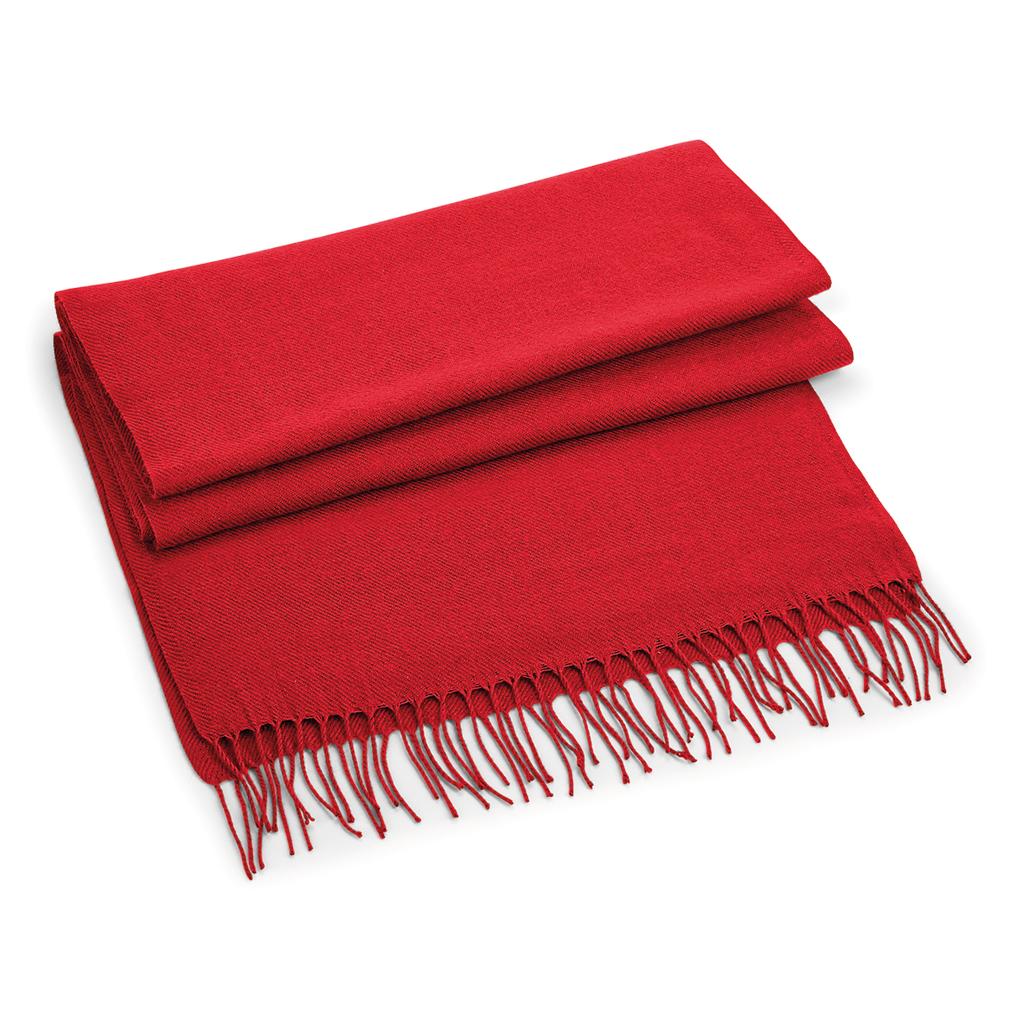  Classic Woven Scarf in Farbe Classic Red