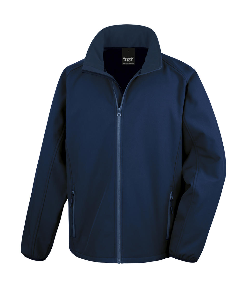  Printable Softshell Jacket in Farbe Navy/Navy