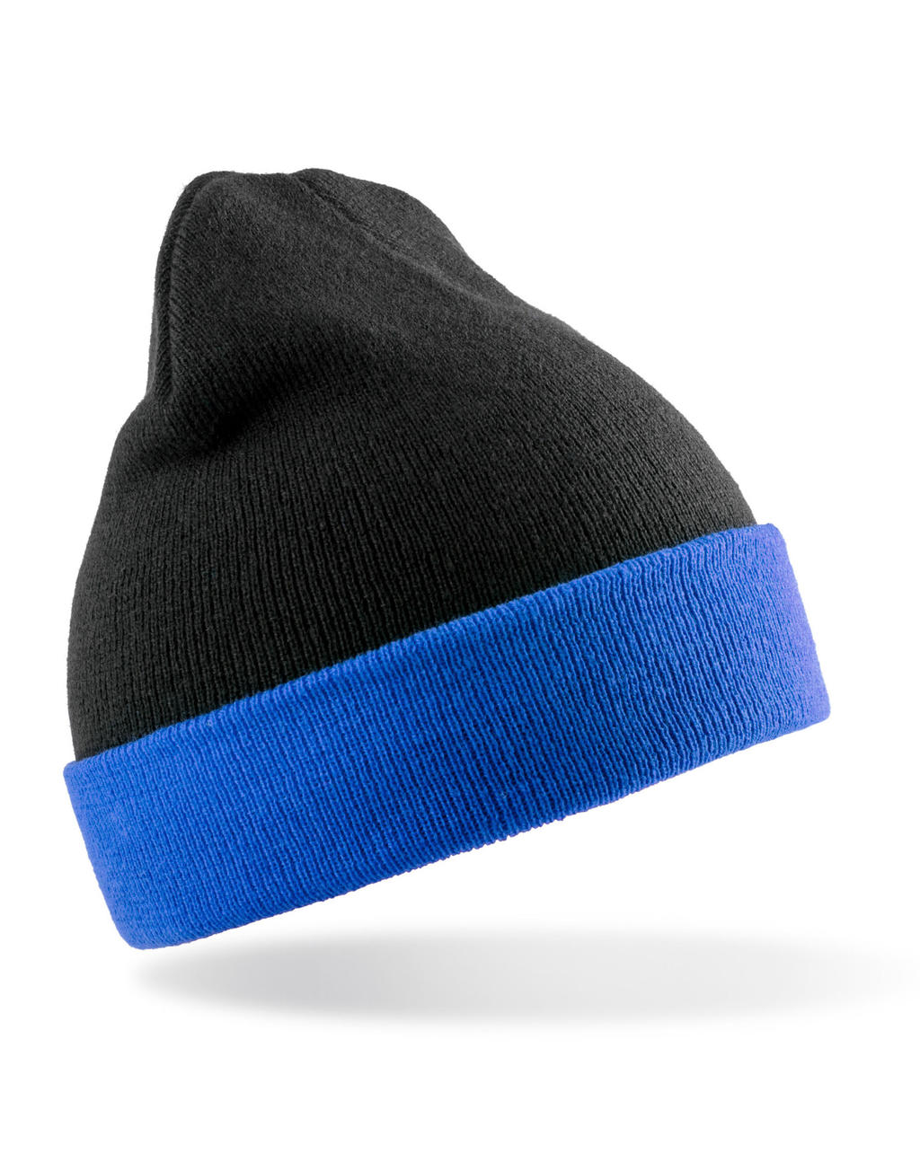  Recycled Black Compass Beanie in Farbe Black/Royal