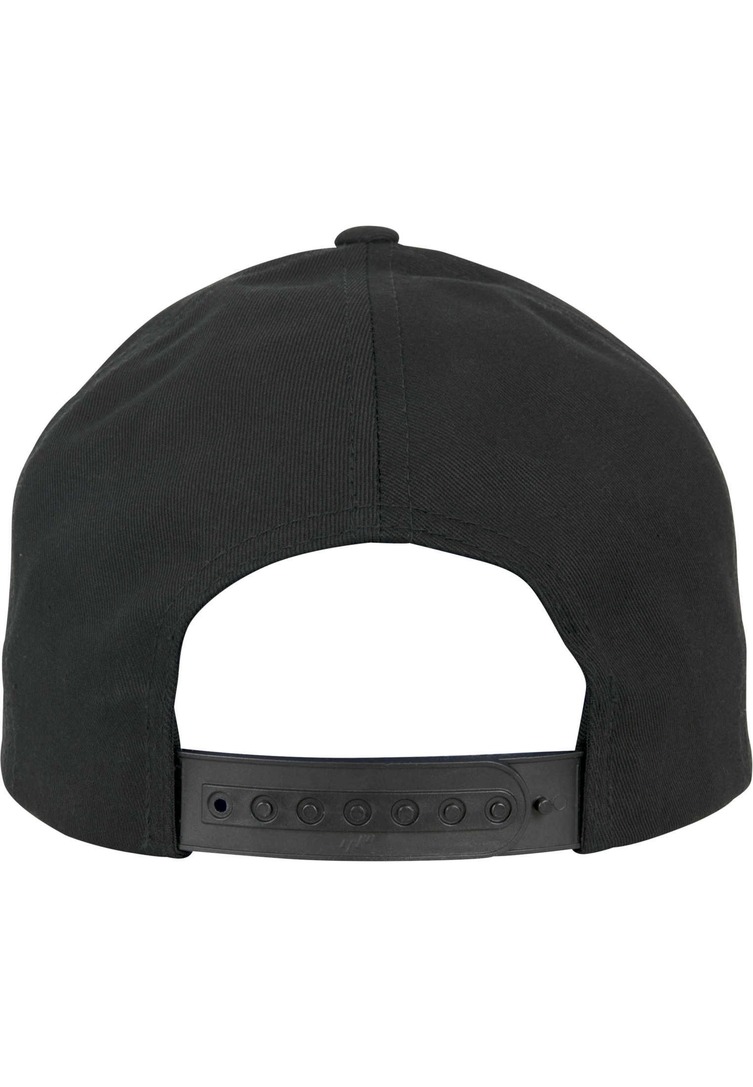 Snapback 5-Panel Curved Classic Snapback in Farbe black