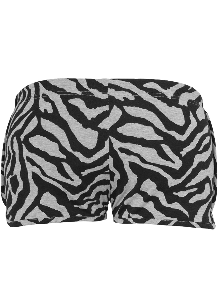 Kurze Hosen Ladies Zebra Hotpants in Farbe gry/blk