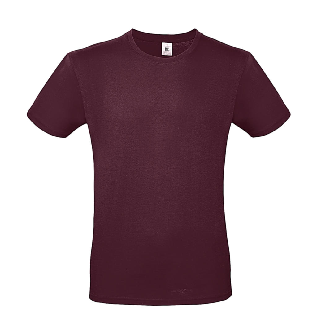  #E150 T-Shirt in Farbe Burgundy