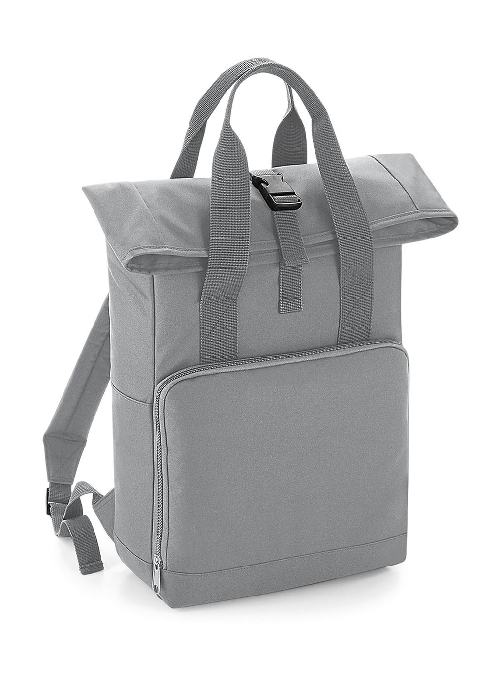  Twin Handle Roll-Top Backpack in Farbe Light Grey