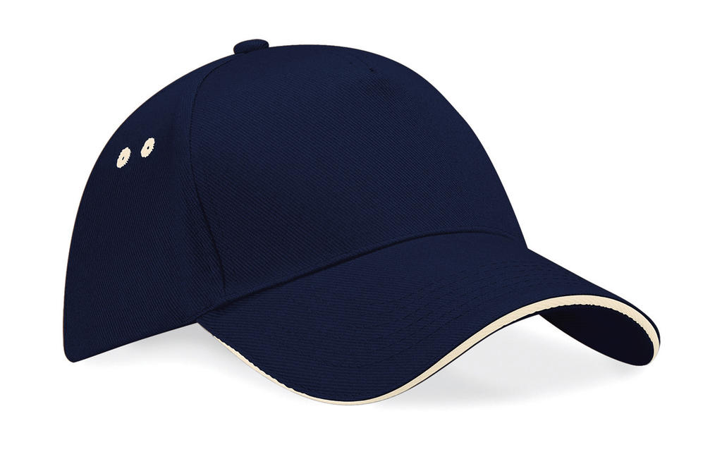  Ultimate 5 Panel Cap - Sandwich Peak in Farbe French Navy/Putty