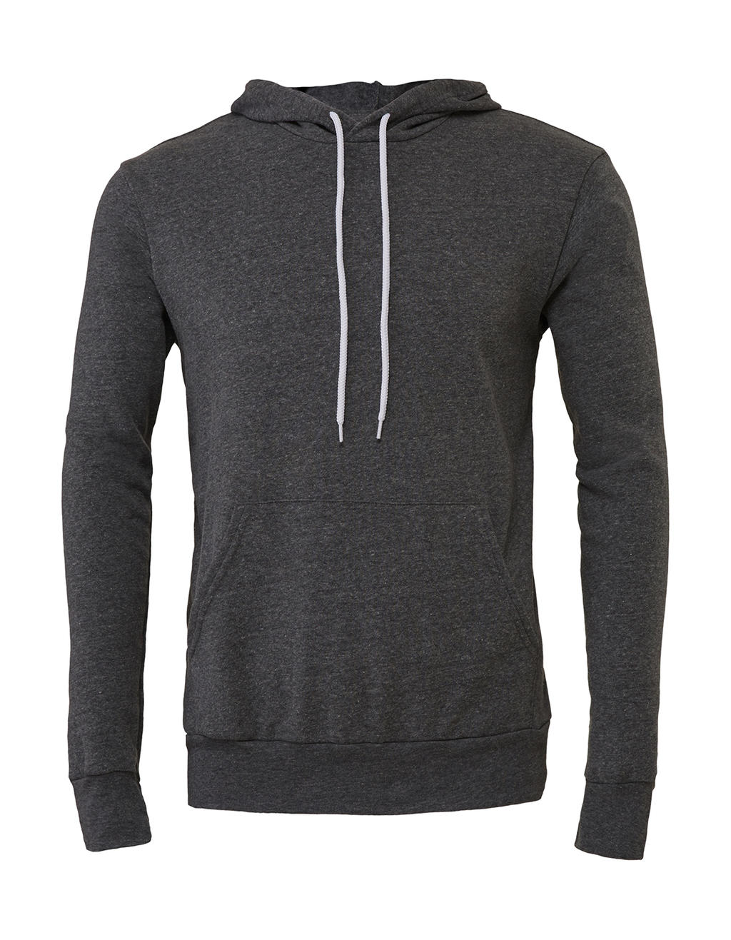  Unisex Poly-Cotton Pullover Hoodie in Farbe Deep Heather