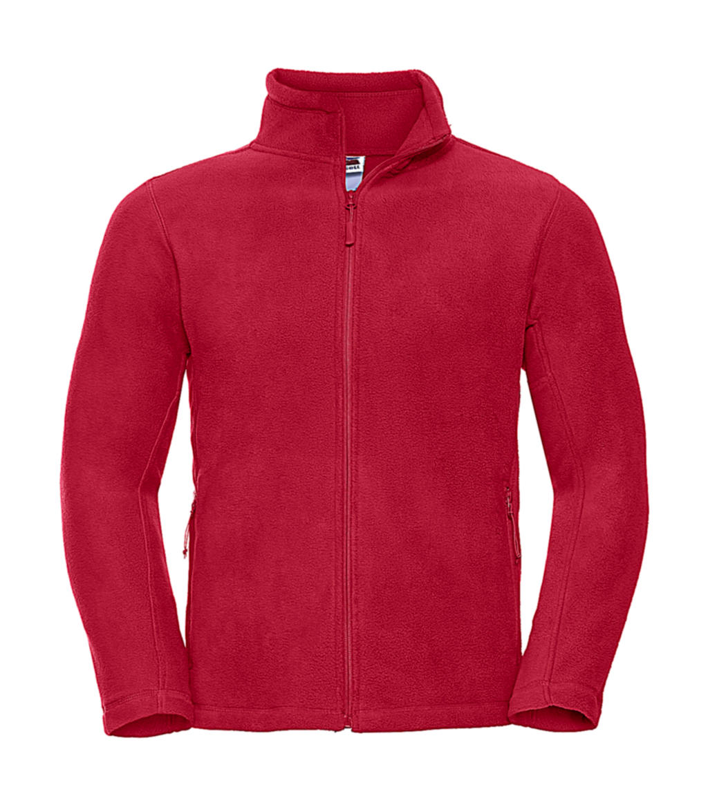  Mens Full Zip Outdoor Fleece in Farbe Classic Red