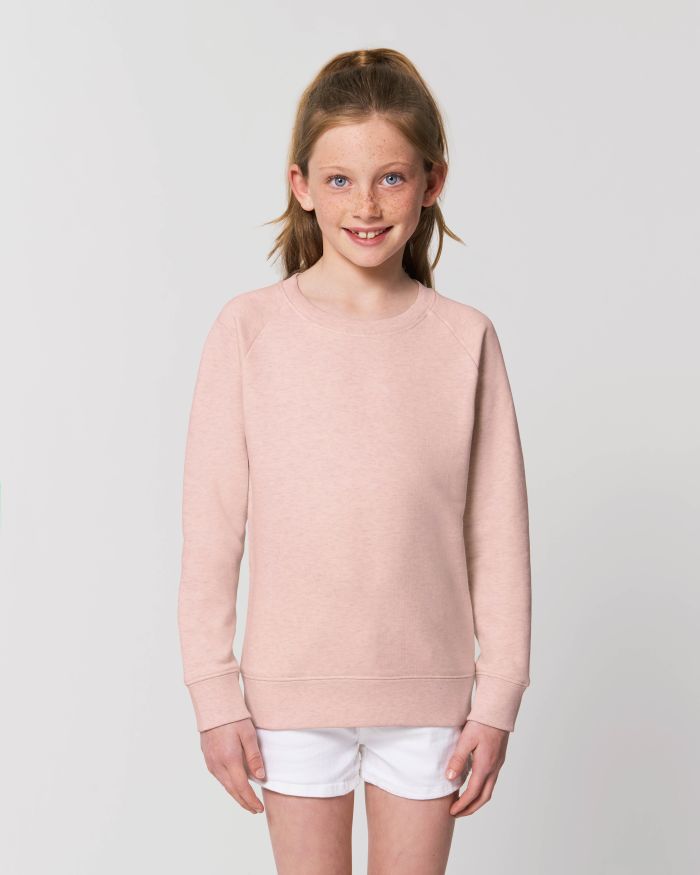 Kids Sweatshirt Mini Scouter in Farbe Cream Heather Pink