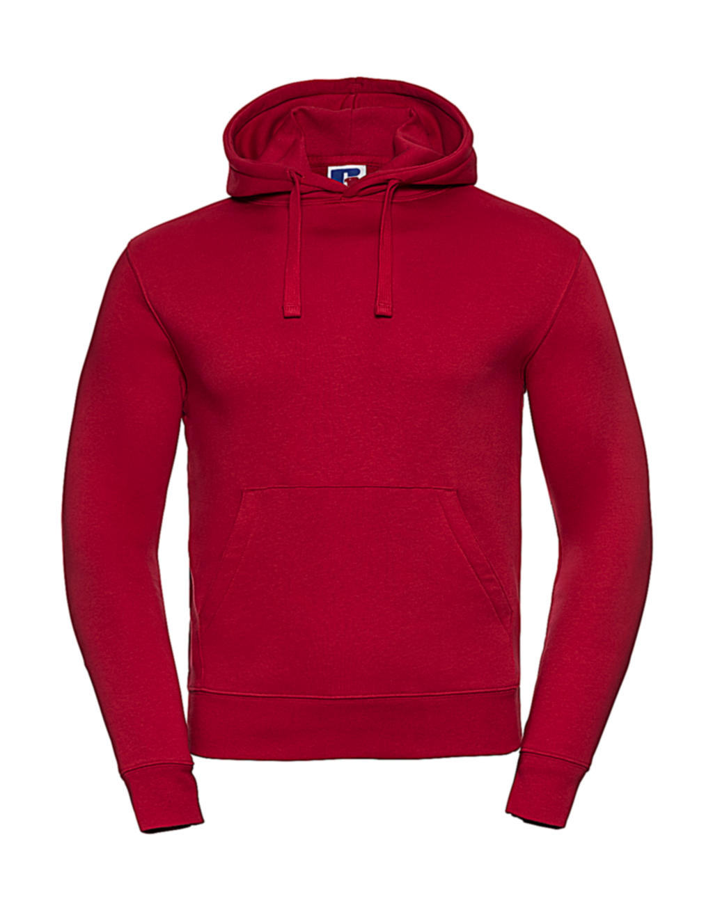  Mens Authentic Hooded Sweat in Farbe Classic Red