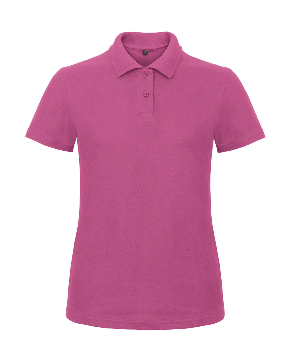  ID.001/women Piqu? Polo Shirt in Farbe Fuchsia