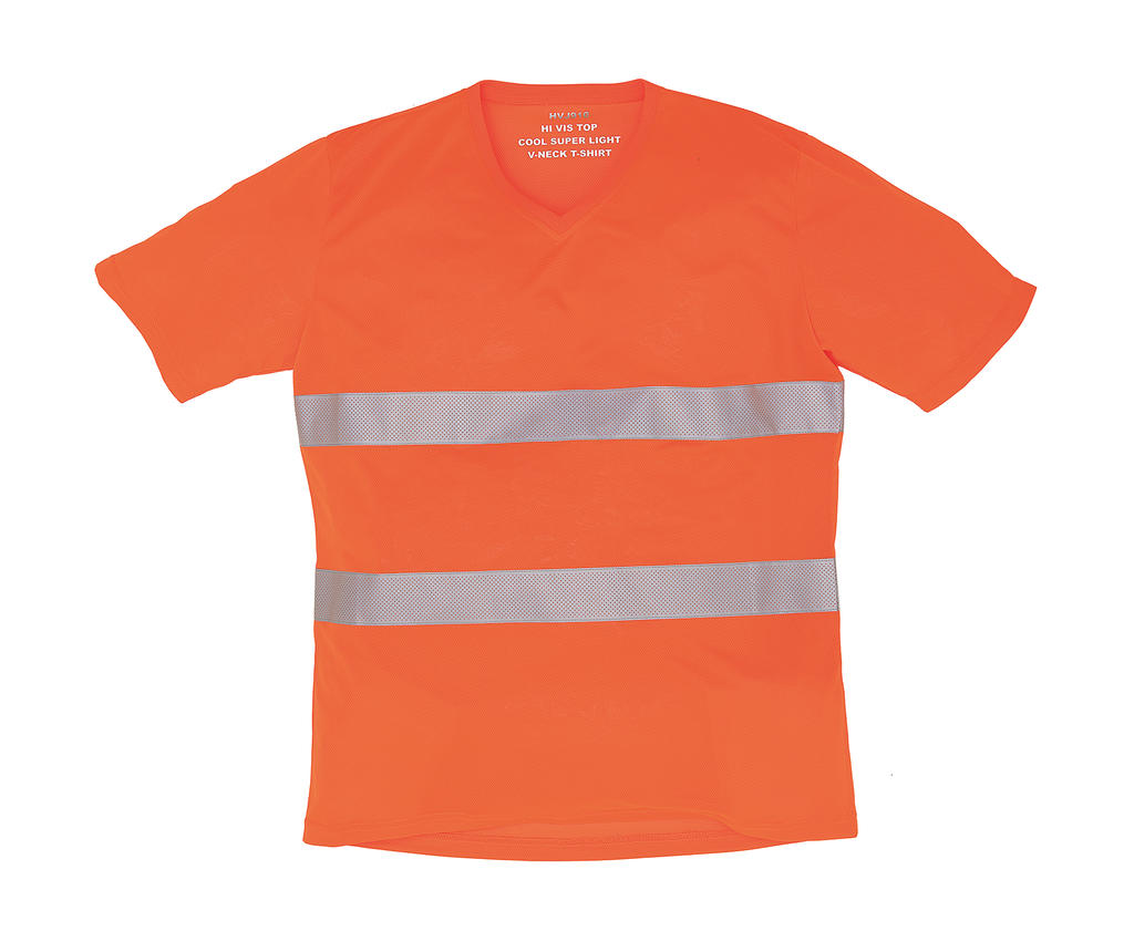  Fluo Super Light V-Neck T-Shirt in Farbe Fluo Orange