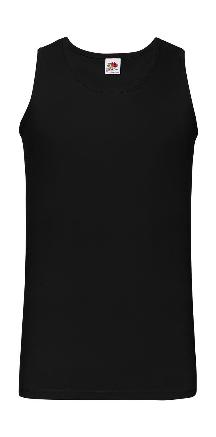  Valueweight Athletic Vest in Farbe Black