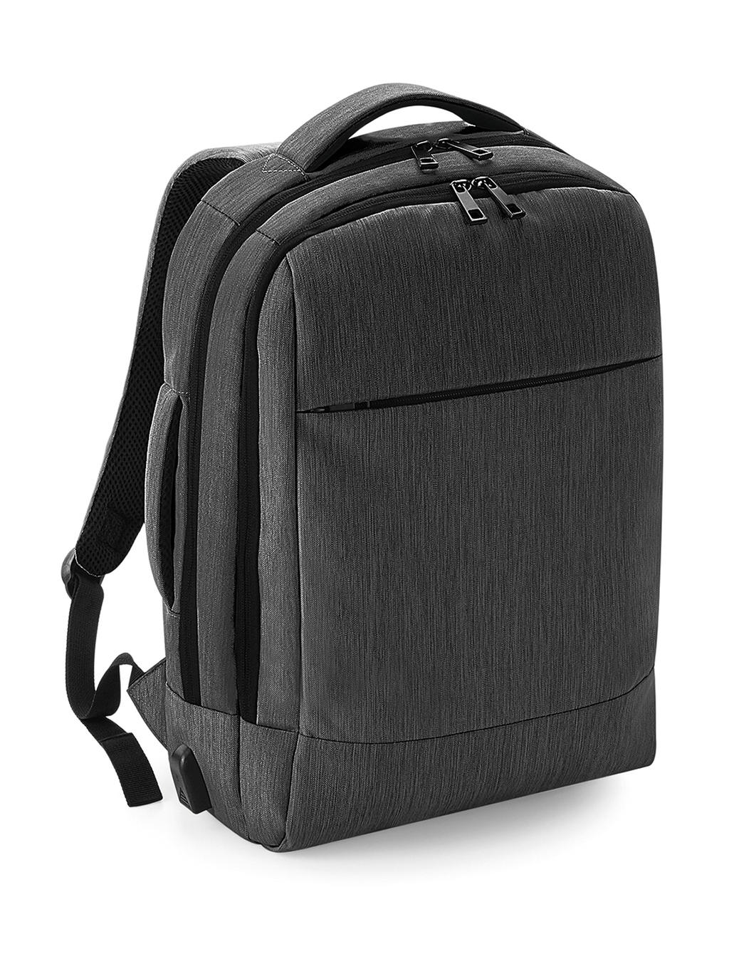  Q-Tech Charge Convertible Backpack in Farbe Granite Marl