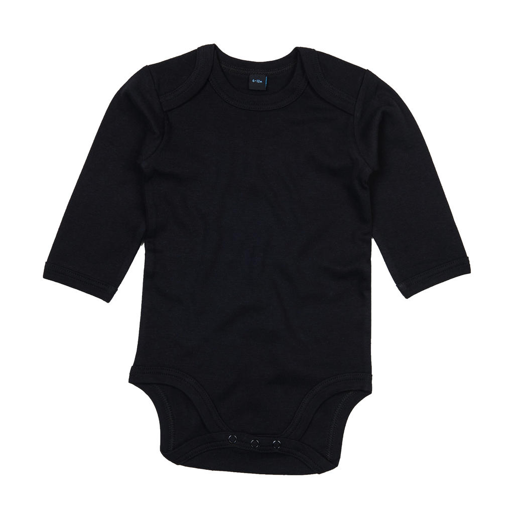  Baby long Sleeve Bodysuit in Farbe Black