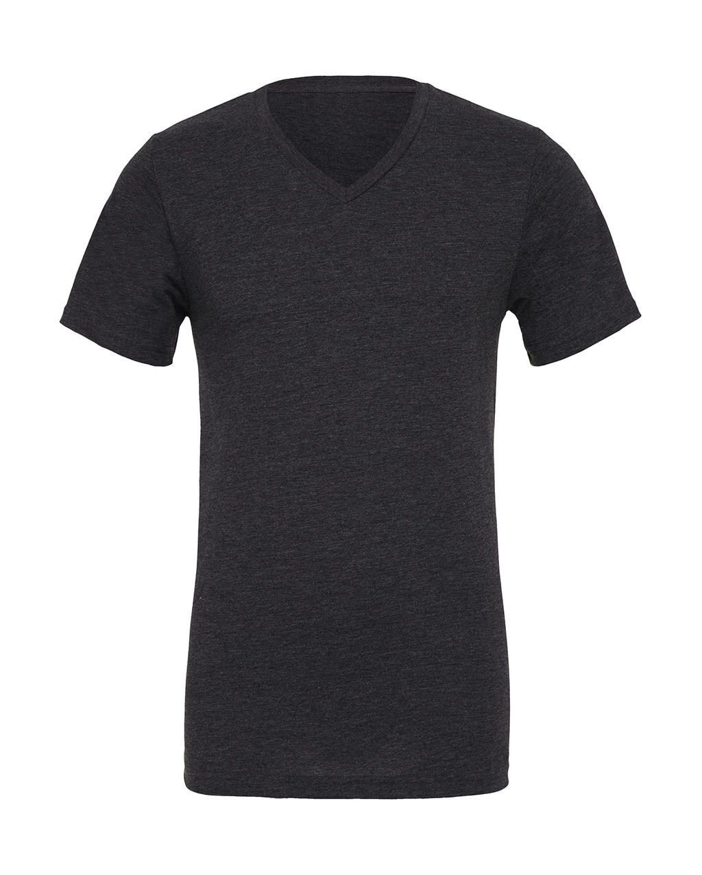 Unisex Jersey V-Neck T-Shirt in Farbe Dark Grey Heather