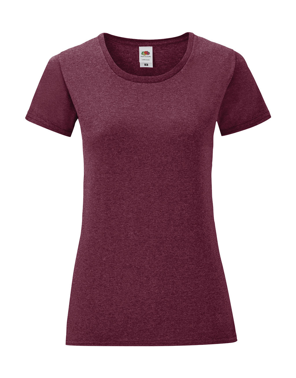  Ladies Iconic 150 T in Farbe Heather Burgundy