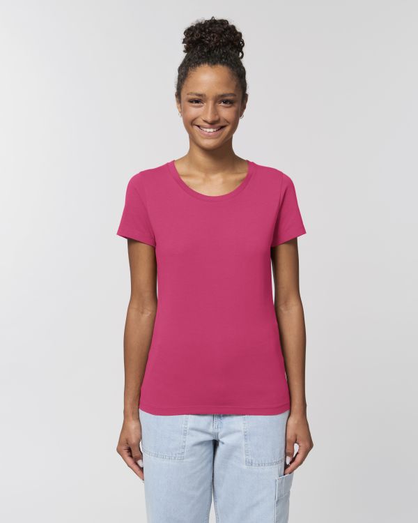 T-Shirt Stella Expresser in Farbe Raspberry