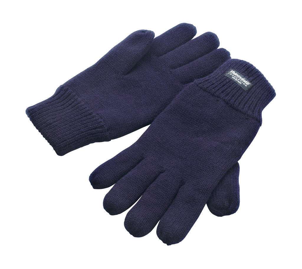  Fully Lined Thinsulate Gloves in Farbe Navy