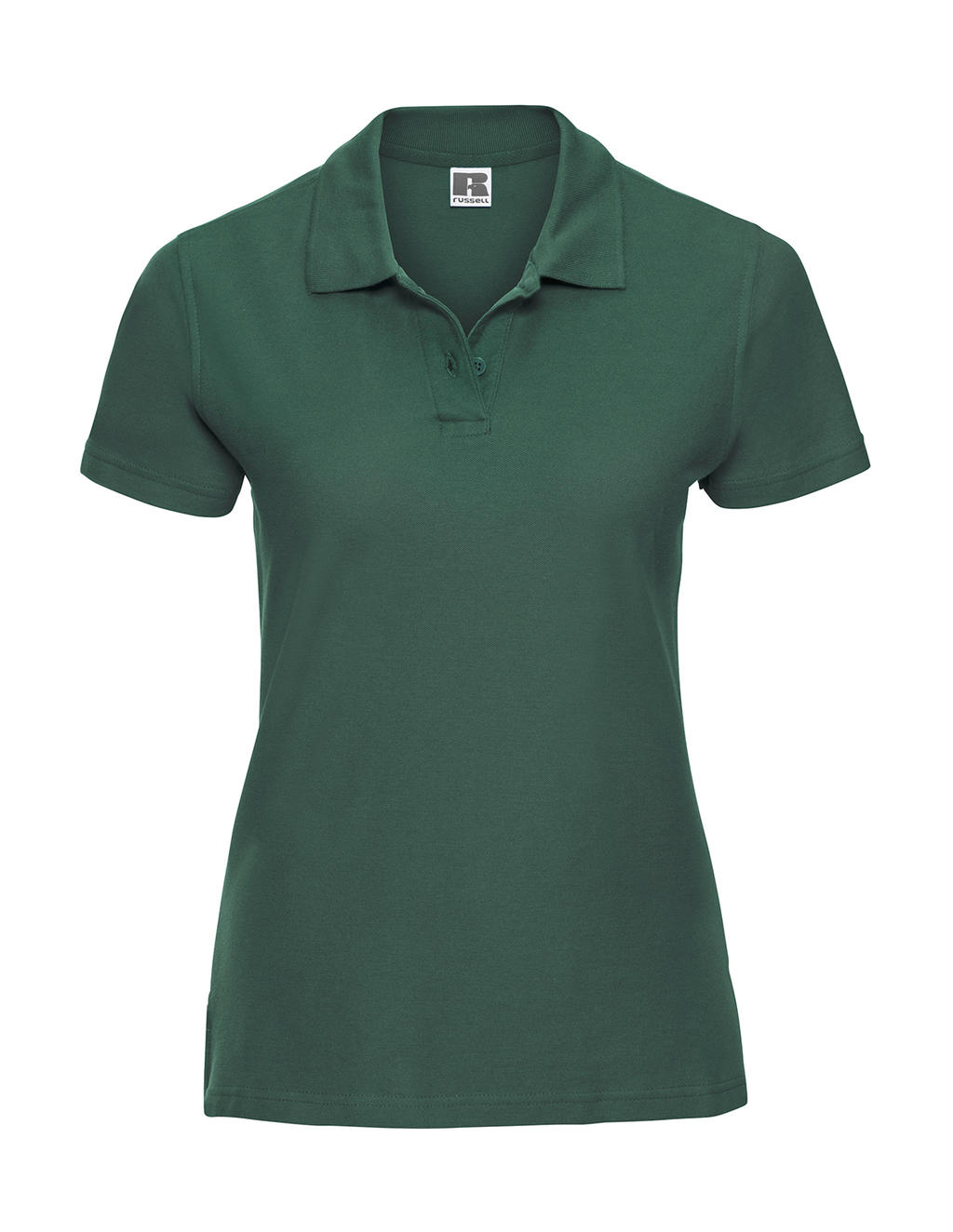  Ladies Ultimate Cotton Polo in Farbe Bottle Green