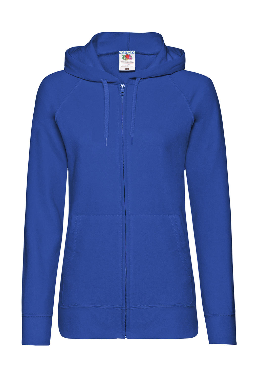  Ladies Lightweight Hooded Sweat Jacket in Farbe Royal