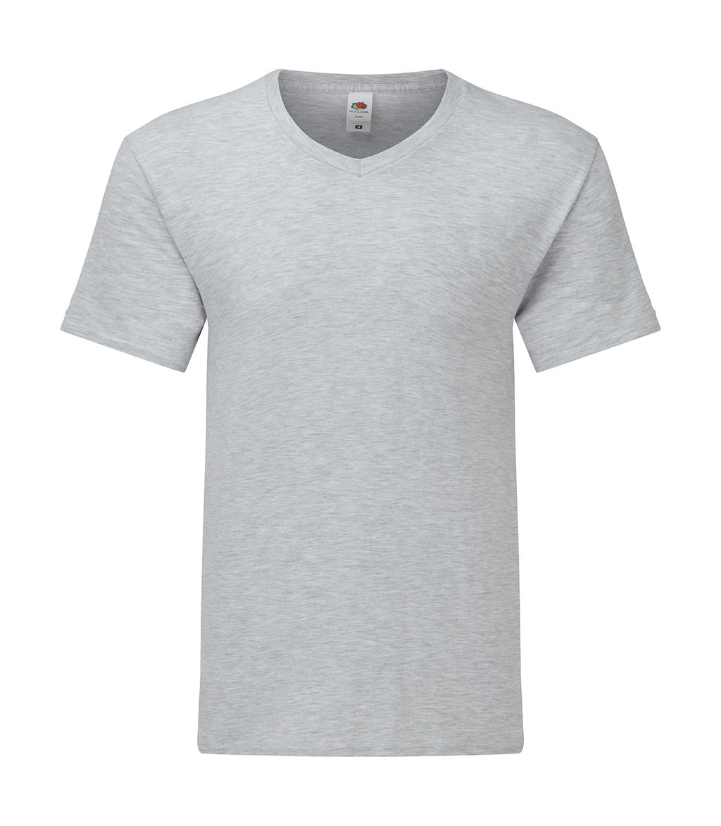  Iconic 150 V Neck T in Farbe Heather Grey