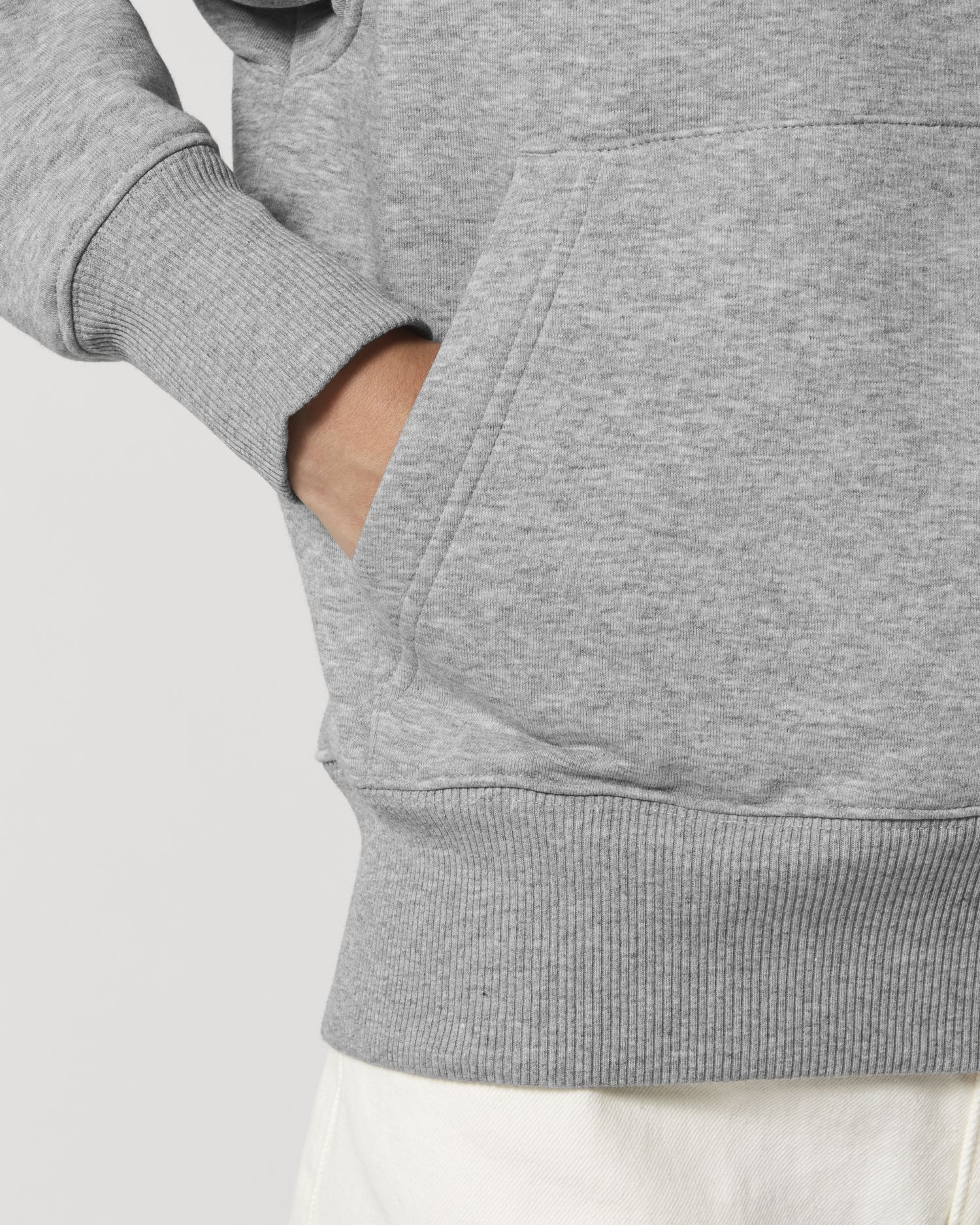 Hoodie sweatshirts Slammer in Farbe Heather Grey