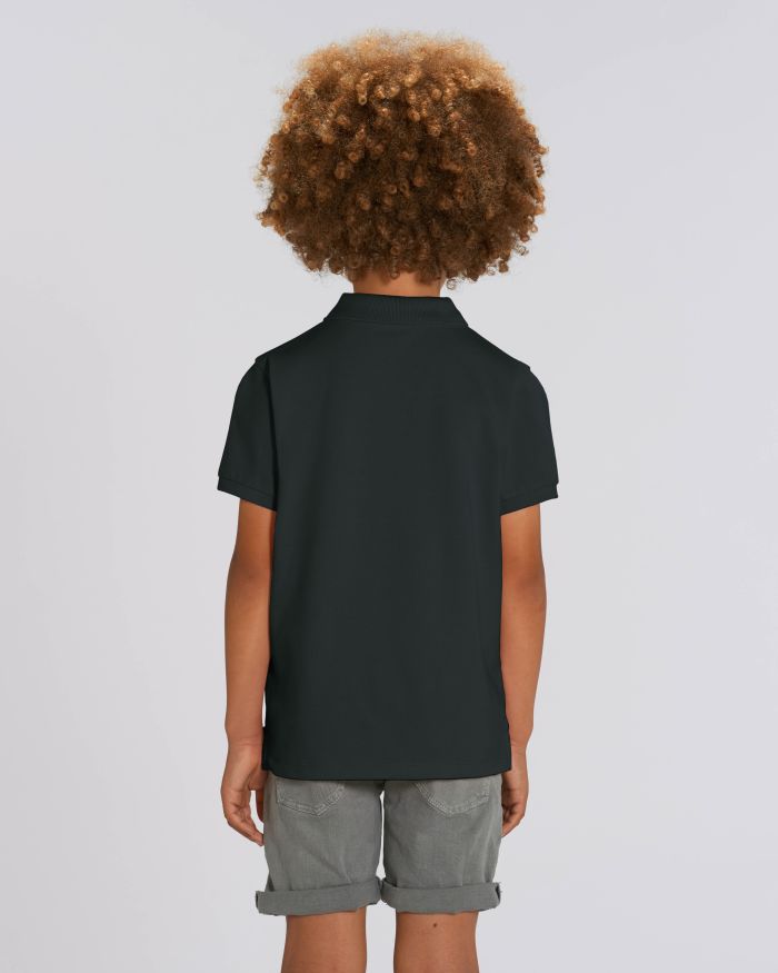 Kids Poloshirt Mini Sprinter in Farbe Black