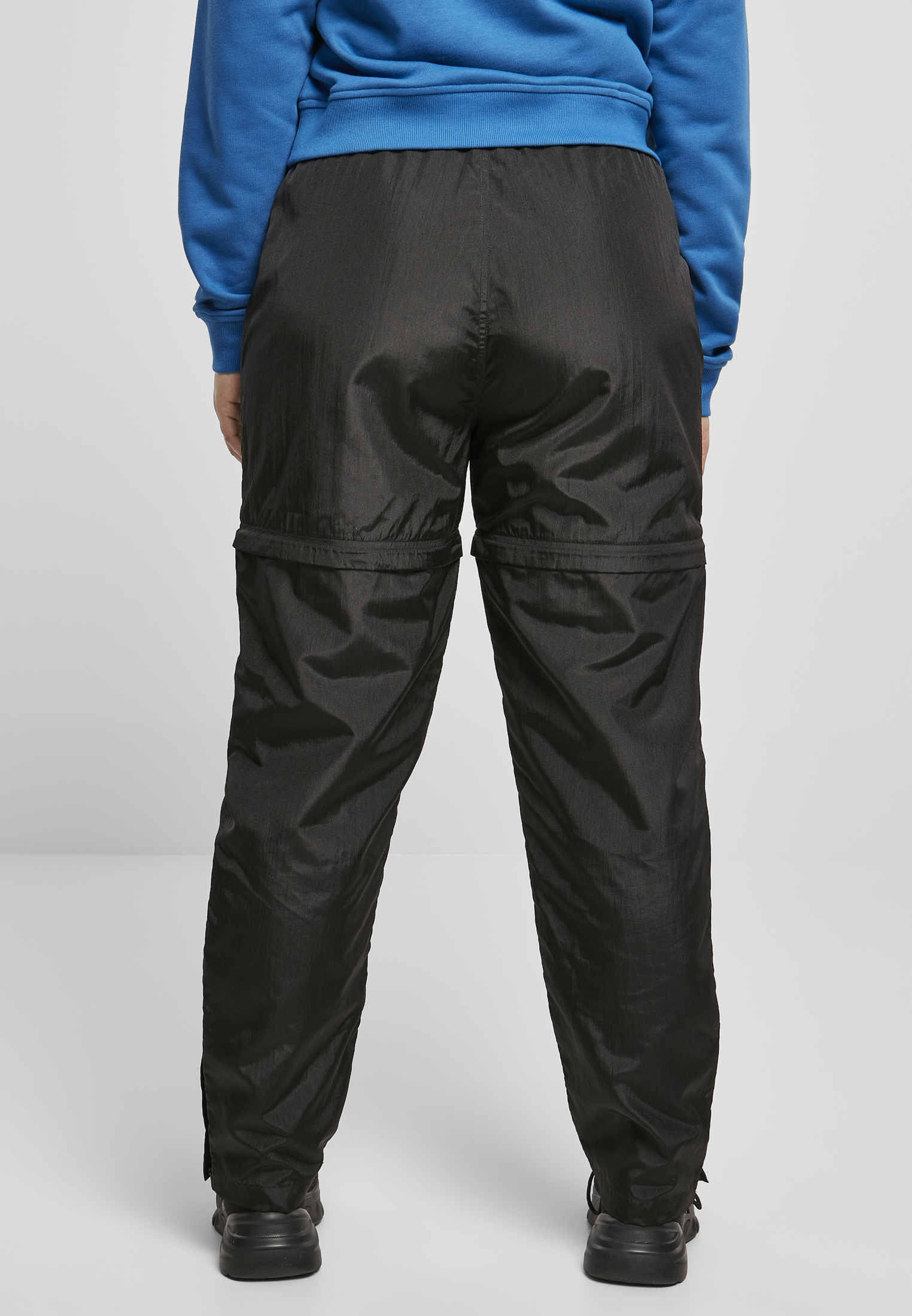| Nylon UC Ladies Pants Zip vielseitig Bequem Hosen Shiny und Curvy Crinkle |