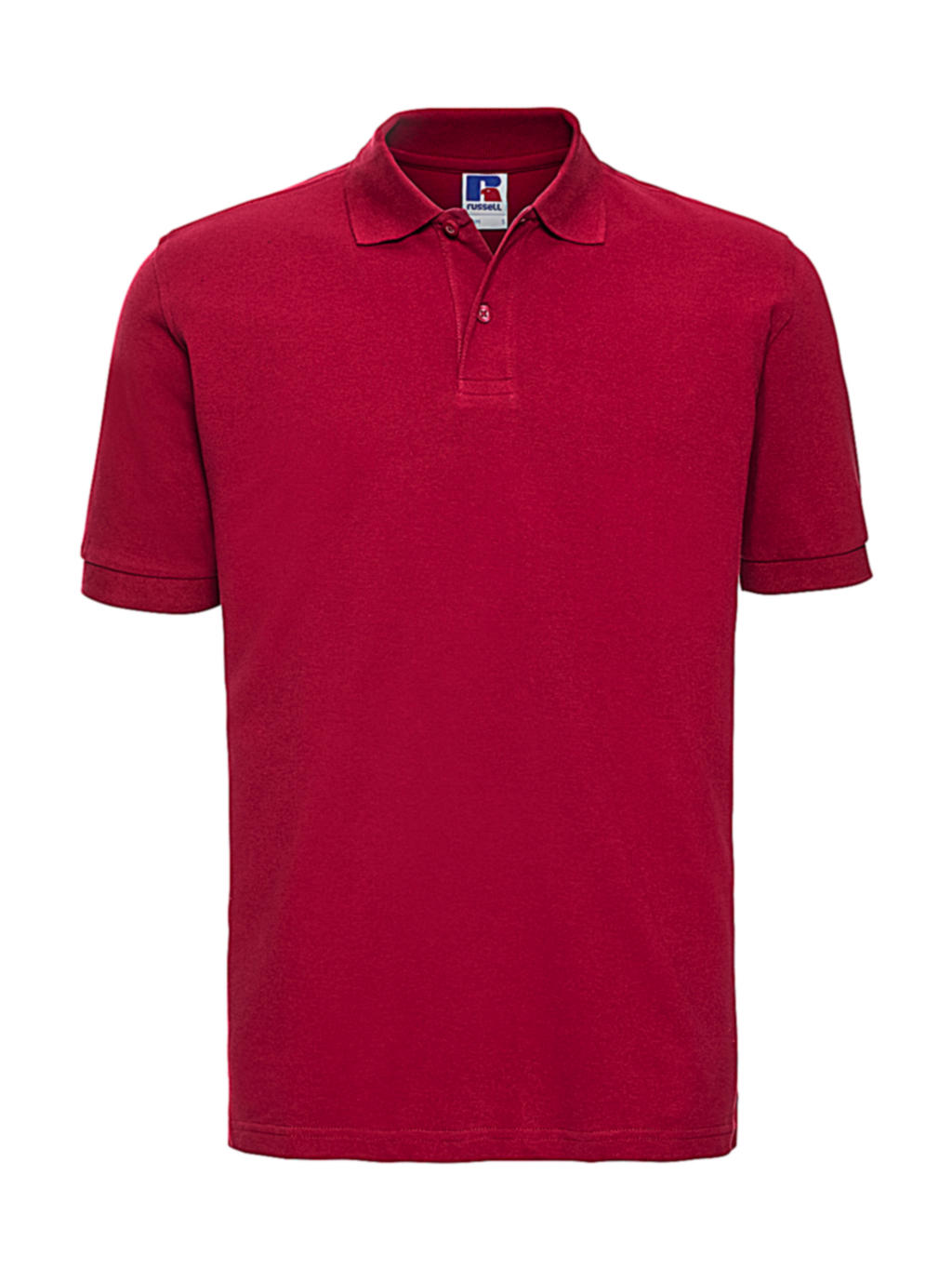  Mens Classic Cotton Polo in Farbe Classic Red